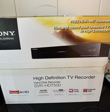 Sony SVR-HDT500 Freeview+HD 500GB HDD Hard Drive Recorder + Remote, Twin Tuner