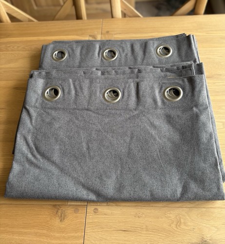 Dunelm grey eyelet blackout - dunelm,
