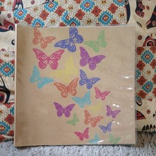 Anker Slip In Photo Album for 140 Photographs 6" x 4"  Butterfly Burst Cover