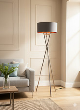 Grey Rico Floor Lamp by Next