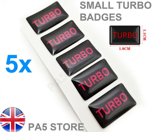 Turbo interior badges small - badges,