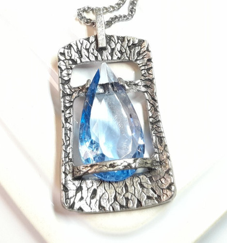 Vintage brutalist pendant - vintage,