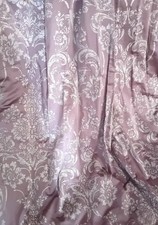 Next Curtains  Lilac With Metallic Pattern Eyelet Length 90 Inches X 66 Inches W
