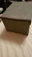 2 small fabric storage boxes