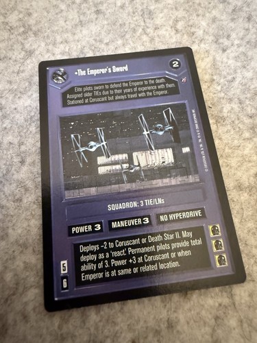 Star wars ccg emperors - -, sword