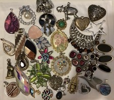 GOLD + SILVER tone pendants