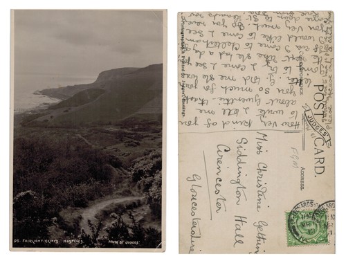Vintage postcard fairlight - vintage,