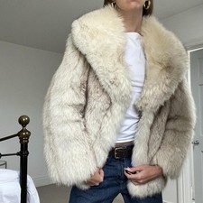 Vintage Arctic Fox Fur Coat
