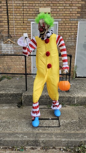 Animated scary killer clown - scary,