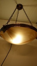 Vintage Brass Plafonnier