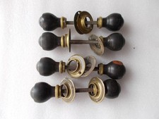 Door Handles Handle Knobs Hardwood Mortice Lock Antique 104E (FREE UK POSTAGE)
