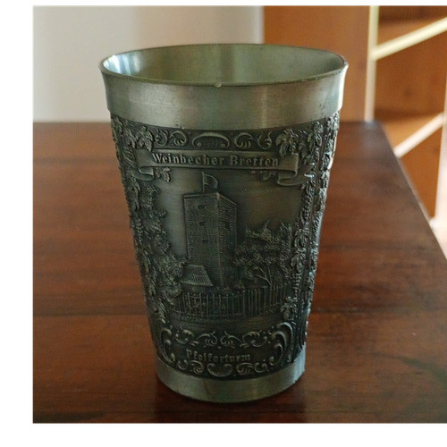 Becker stgt pewter goblet rein - becker,