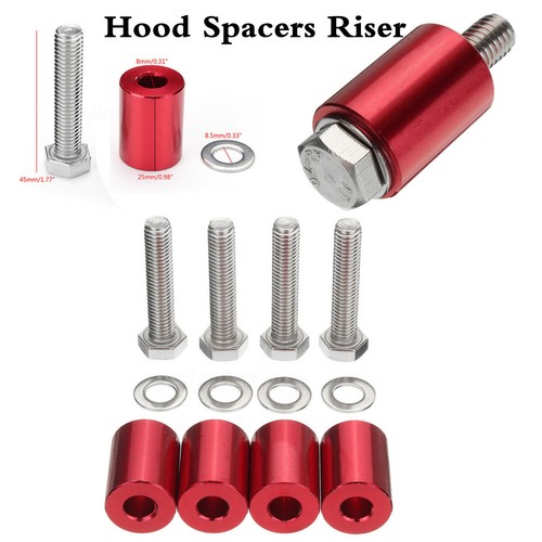 Accessory red aluminum alloy - red,