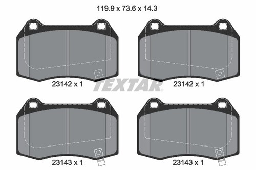 Textar 2314201 brake pad - brake,