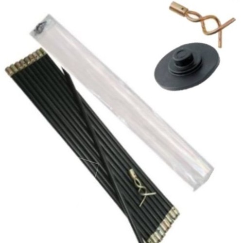 Piece drain rod set - 12,