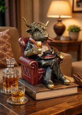 Gentleman Bull Figurine | Cow