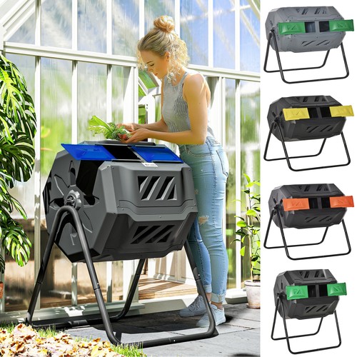 Garden compost bin - bin, dual