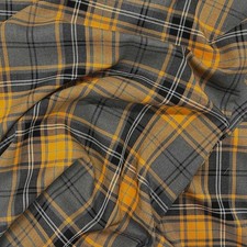 Check Tartan Fabric Yellow