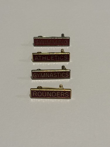Vintage enamel school - vintage, sports
