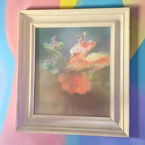 Vintage raymond lavin - lavin, framed