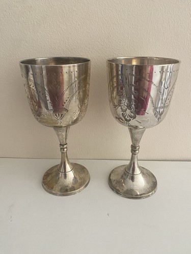Pair vintage silver - pair,