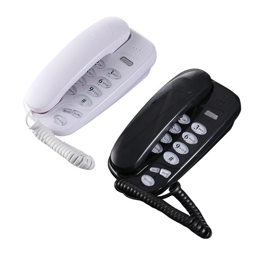 Wall mounted corded landline - mounted,