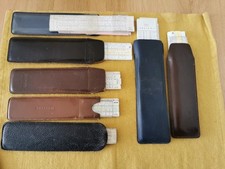 Vintage Slide Rule X7 With Cases Blundell Aristo Nestler Regal UTO