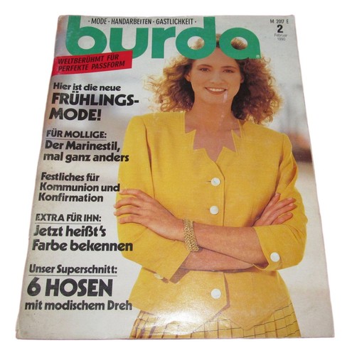 Burda moden 1990 - burda, vintage