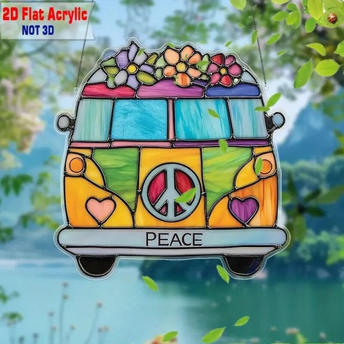 Hippie van peace - hippie,