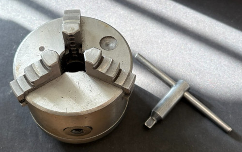 Used 100mm jaw lathe chuck - 100mm,