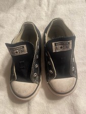 Boys Or Girls Black Converse Chucks Size 8 Toddler 