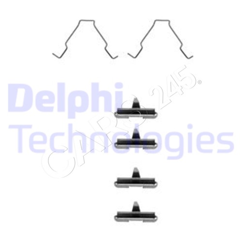 Disc brake pads accessory kit - pads,
