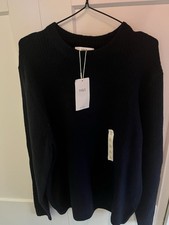 M&S Mens Navy Blue Crew Neck