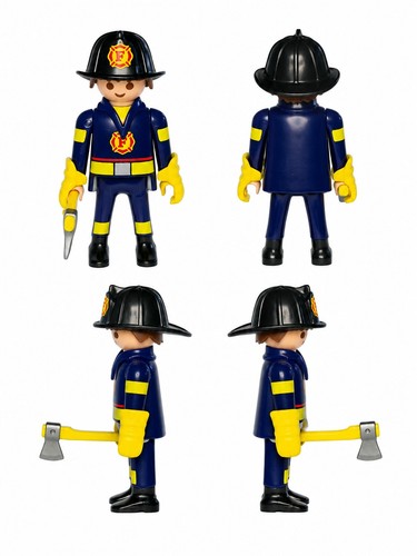 Play mobil firefighter figure - mobil,