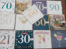 30 SQUARE AGE CARDS, WHOLESALE