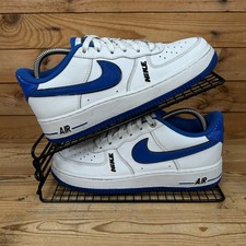 Nike Trainers Womens Size UK 5.5 Air Force 1 Low LV8 White Game Royal Shoes GS