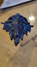 RAMS HEAD   ARIES  SMALL DEMONIC ,PLAQUE, BRONZE CASTING