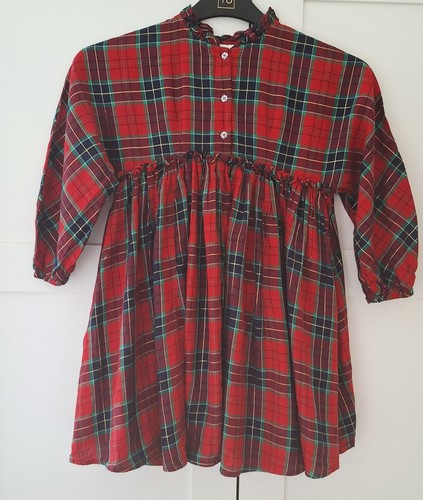 Girls red tartan dress next - dress,