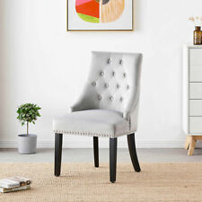 Tufted Studded Velvet Dining