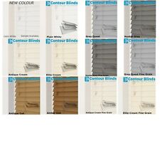 Faux Wood Venetian Blinds | White Grey Cream Oak | Made to Measure | 35mm 50mm