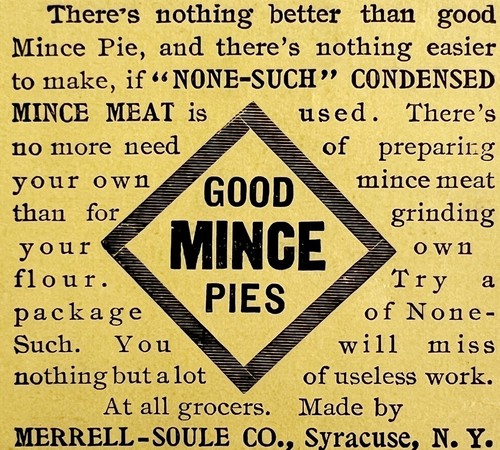 None such mince - none-such, pies