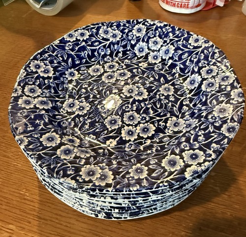 Royal crownford blue calico - royal,