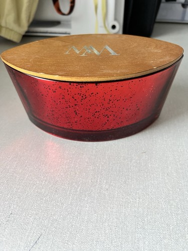 Woodwick empty red glass - woodwick,