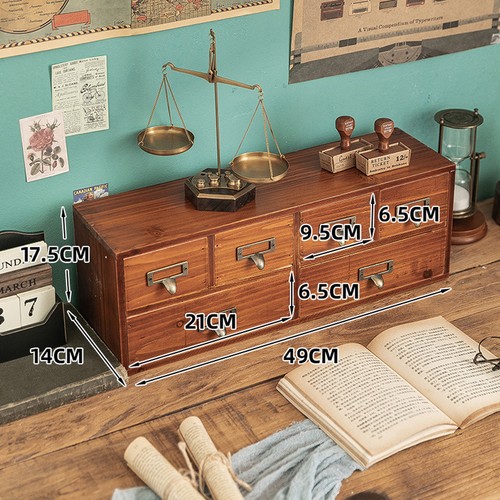 Vintage wooden storage cabinet - wooden,
