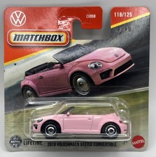 Matchbox 2025 Series.  2019 Volkswagen Beetle Convertible Pink JBR10 NEW VW Bug