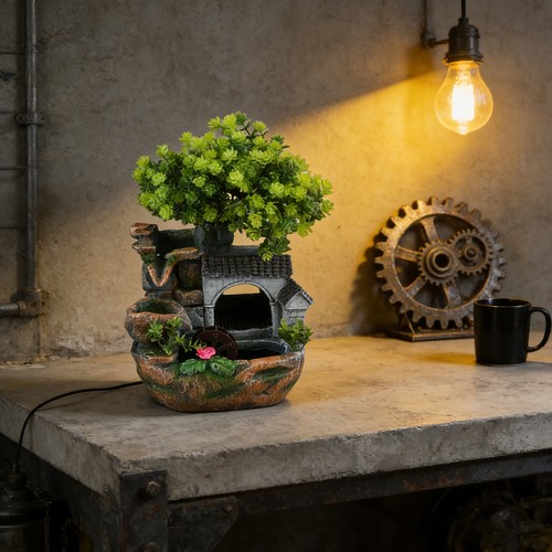 Indoor waterfall table - indoor,