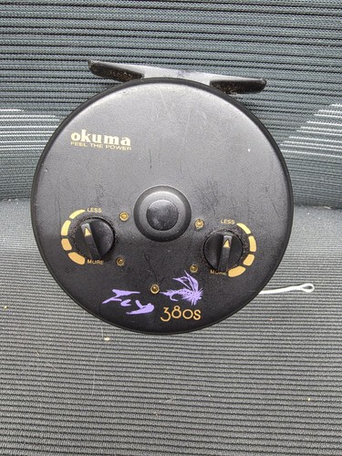 Okuma 380s fly reel 5 - okuma, 3.5"