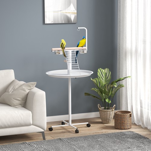 Bird stand with wheels - bird,