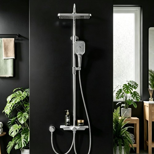 Bathroom thermostatic - 3-in-1,