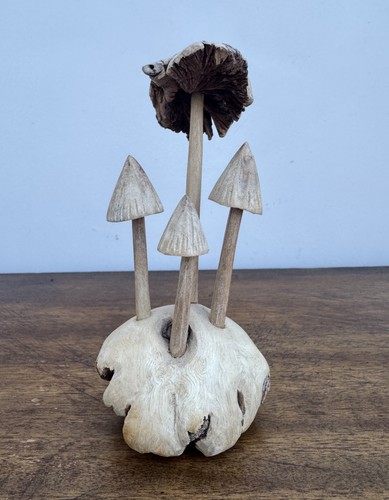 Wooden hand carved pointy - wooden,